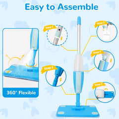 HWZ Kids Cleaning Set: toddler-safe materials photo, BPA-free and non-toxic.