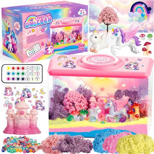 HYASIA Unicorn light-up terrarium kit unboxing sparks curiosity and creative play