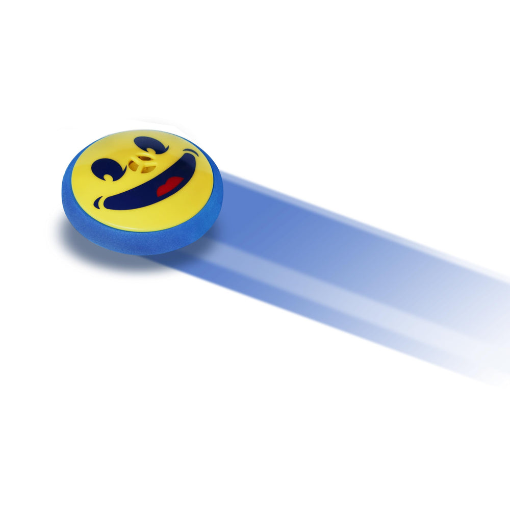HYCT yellow hover puck floats on air for smooth indoor fun