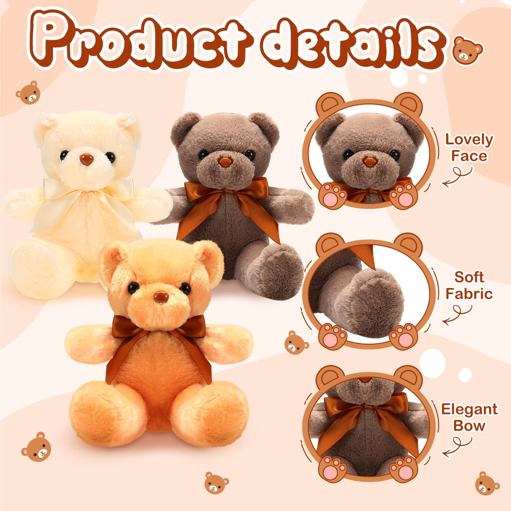 HyDren 12-inch bear bulk gift emphasizing hug-worthy size for baskets.