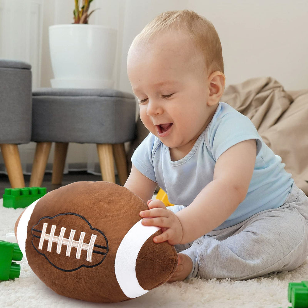 HyDren football pillow in a cozy kids room ready for playtime