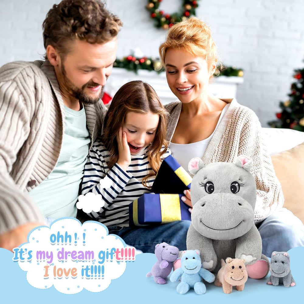 HyDren 5-piece hippo set supports storytelling and empathy.