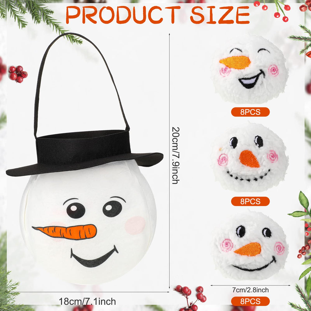 HyDren plush snowballs 2-8 inch with soft fleece texture for gentle throws.
