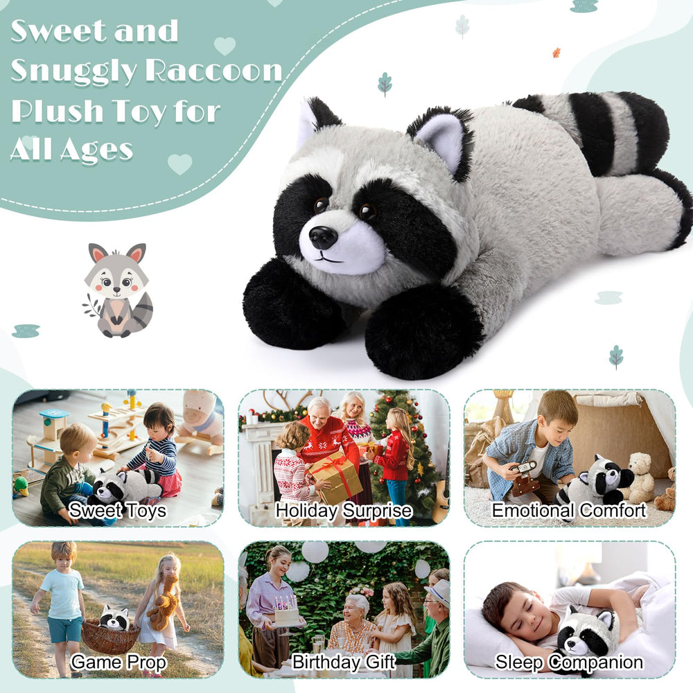 HyDren raccoon plush makes a thoughtful birthday or party gift.