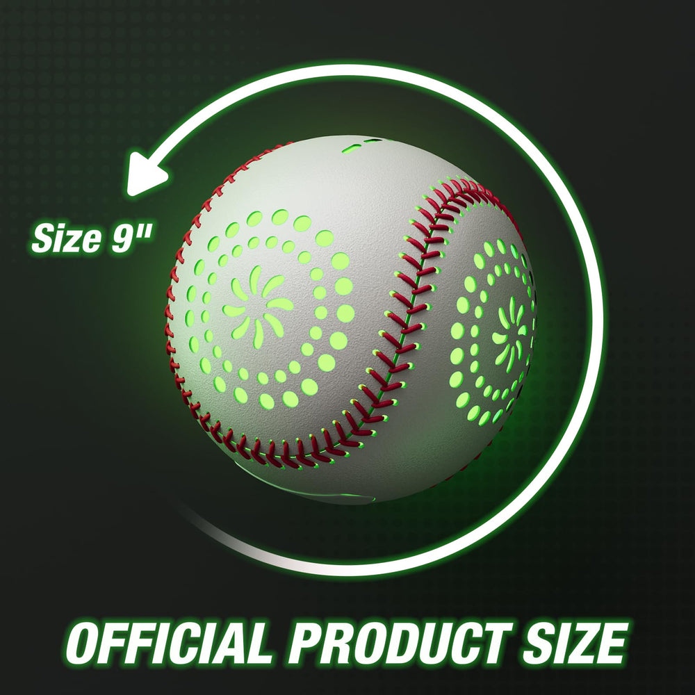 HYES glow baseball versatile gift for kids and families.