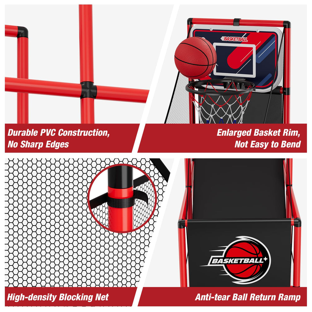 HYES bottom storage area to keep extra balls organized