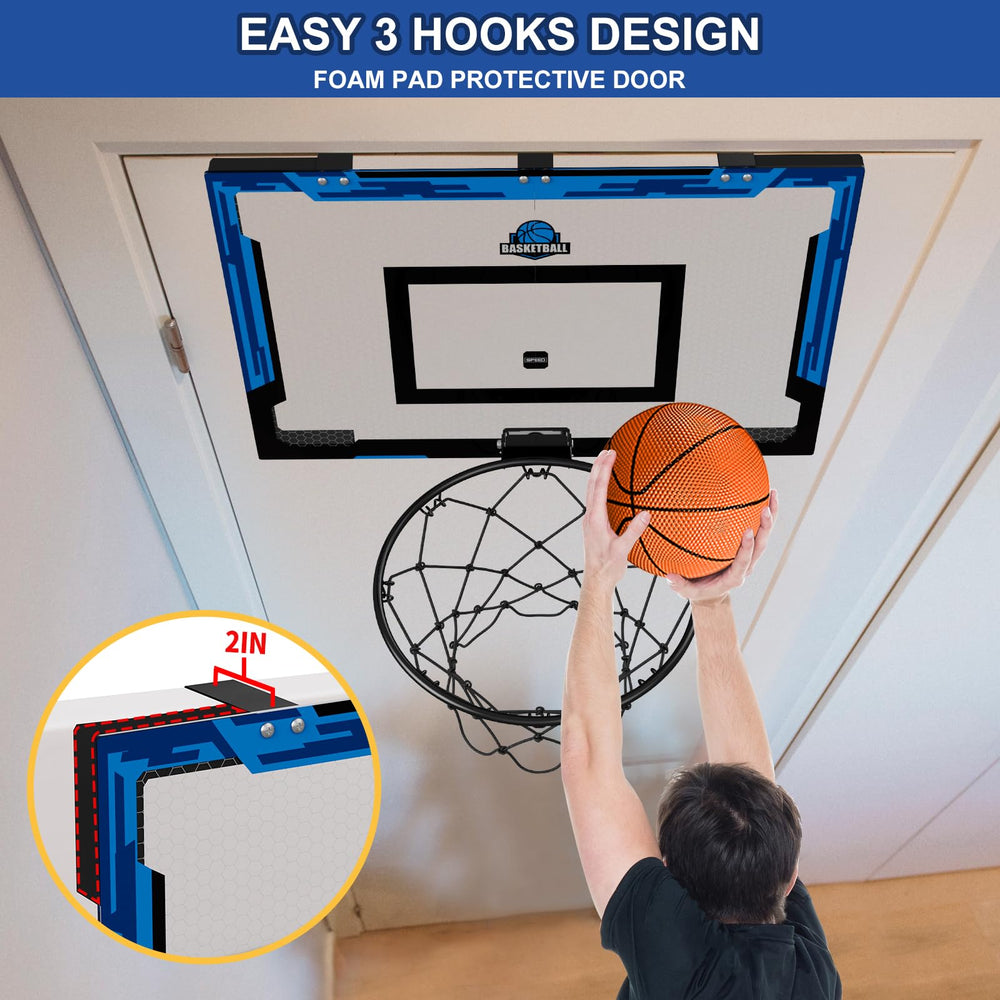 HYES foldable rim saves space while preserving a stable shooting surface