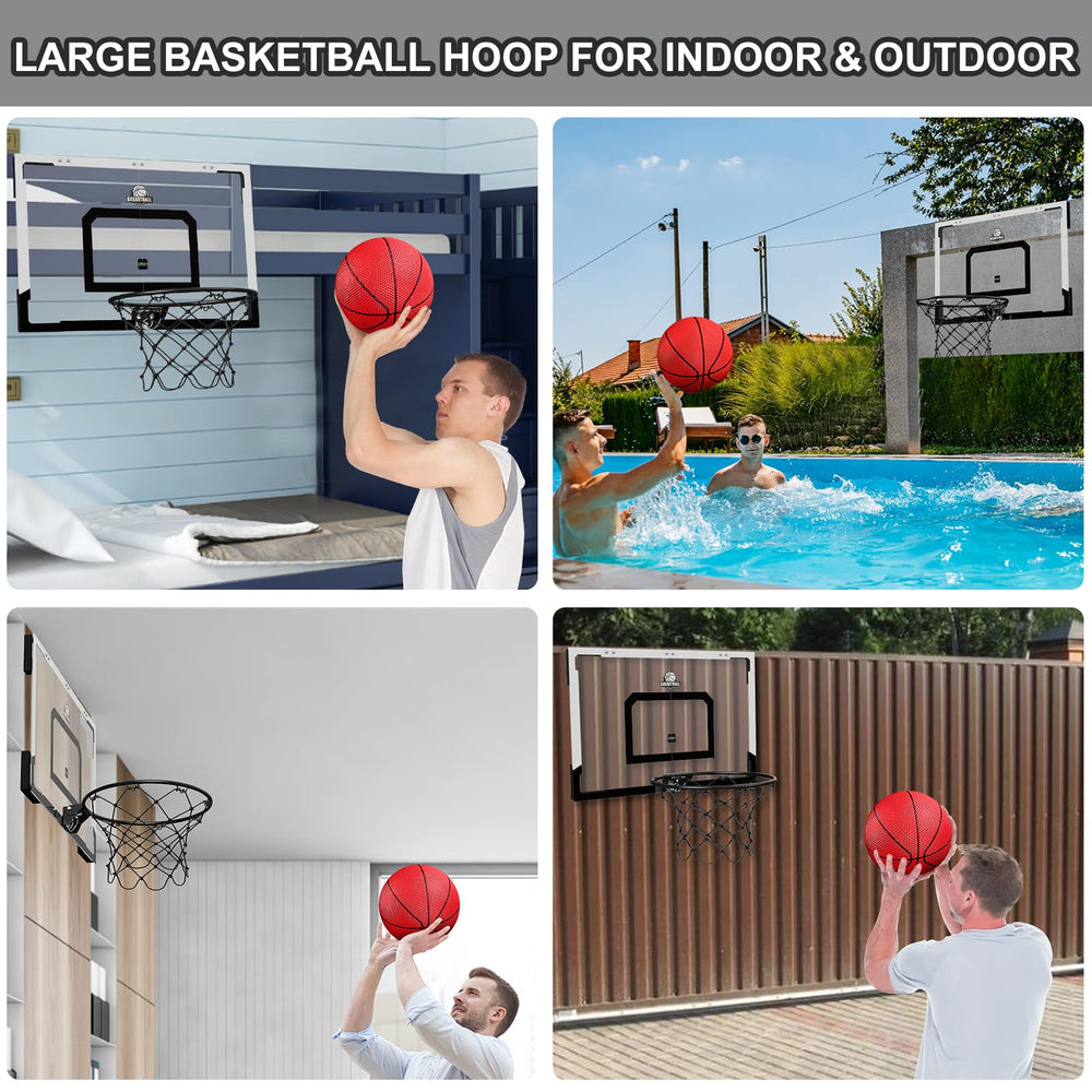 HYES included basketballs add versatility for adults and kids.</