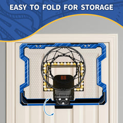 HYES break-away rim for a dunk-like feel on door setup