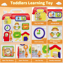 HYES Busy Board shoelace tying promotes fine motor skills and coordinated hand movements.