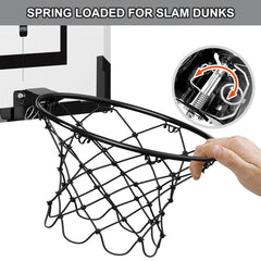 HYES reinforced steel rim provides sturdy, durable performance for intense shots.