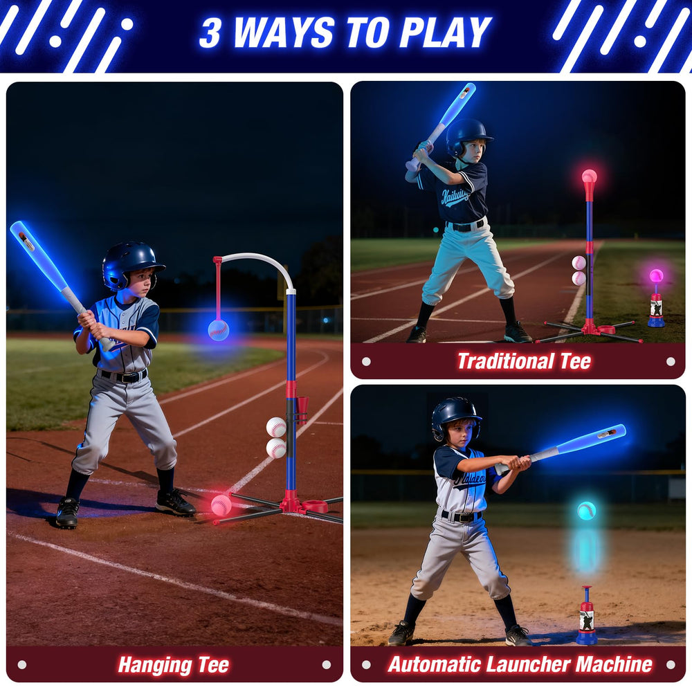 HYES seven-color LED lights for enhanced nighttime practice