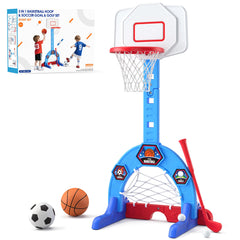 HYES toddler basketball hoop backboard helps develop coordination during active play