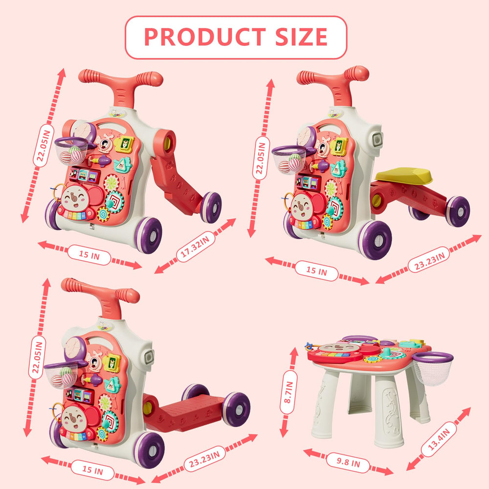 HYES Upgraded 5-in-1 walker gift-ready box ideal for baby showers