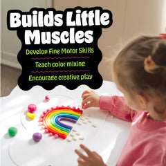 Hygloss Play Dough soft texture; children easily shape and sculpt.