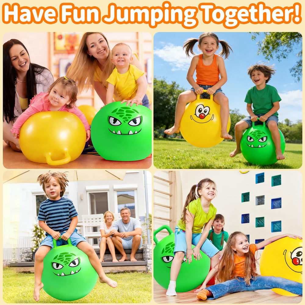 Hymaz hopper ball for indoor and outdoor games at parties and family gatherings.