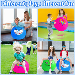 Hymaz indoor-outdoor hopper balls suit parties, classrooms, and family games.