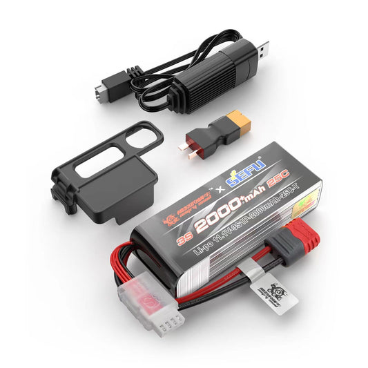 Hyper Go Angry Snail 3S2000 battery pack for longer RC sessions.