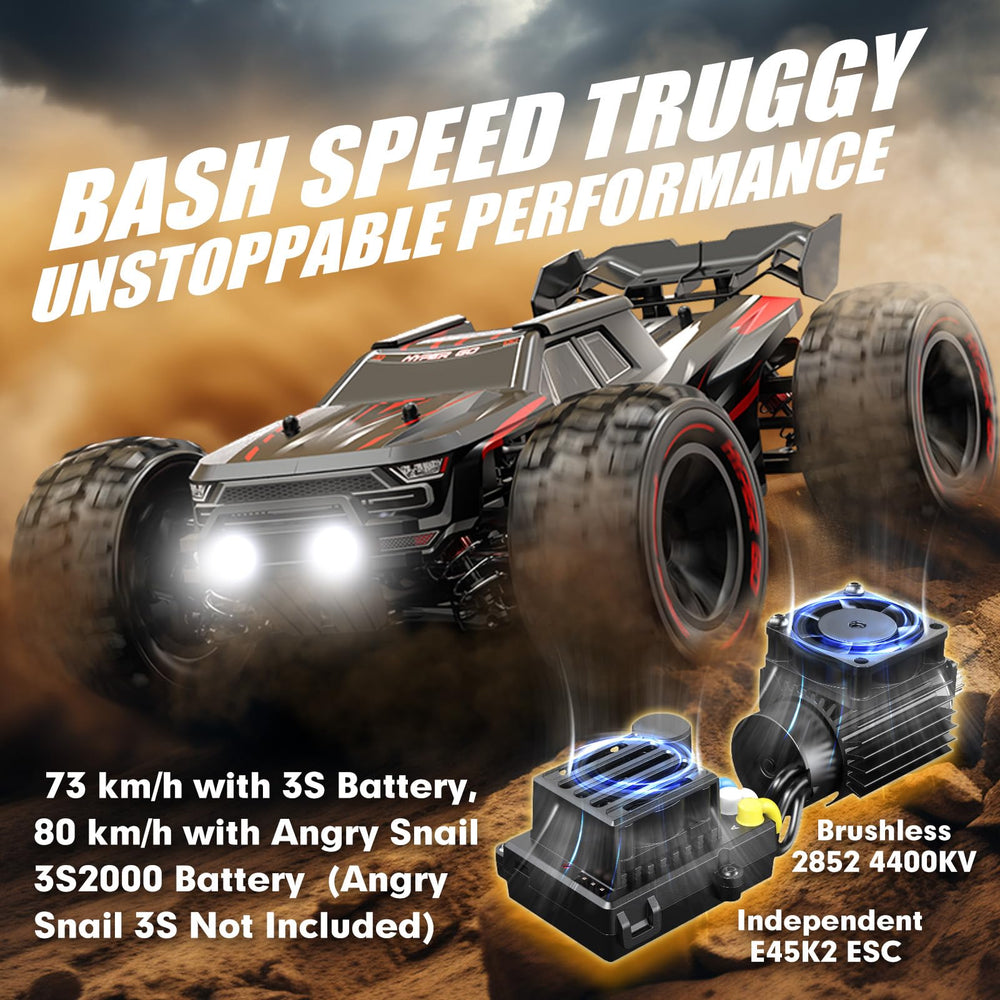 HYPER GO H14BM V3 all-terrain tires gripping grass and dirt.