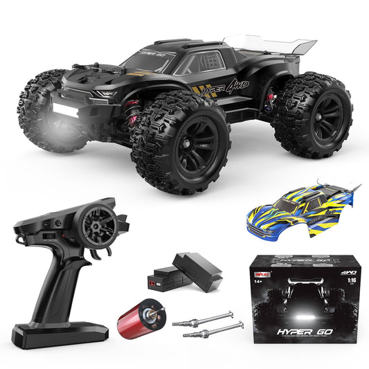 HYPER GO H16BM brushless motor delivers high torque for fast responses.