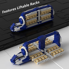 HyperBrick Droid Army wheels and racks enable quick deployment and repositioning.