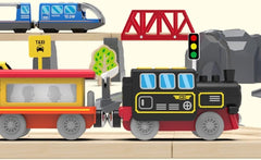 HYPERLIVING compatibility with Thomas, Brio, and Chuggington wooden tracks