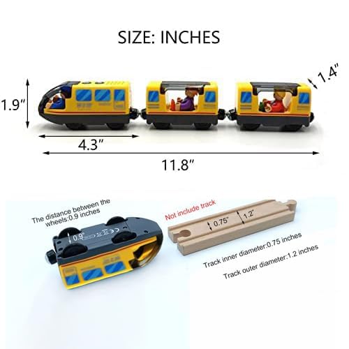 HyperLiving train with realistic sound effects, enhancing pretend play experiences.