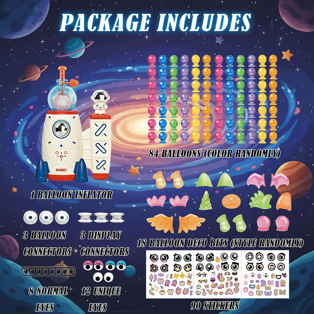 HYWEIQING DIY balloon craft lets kids decorate and customize shapes.