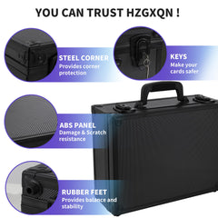 HZGXQN Toploader Storage Box travel-friendly design for on-the-go collectors