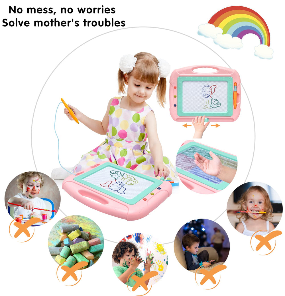 HZZILEY doodle board with detachable legs for stable use in different spots.