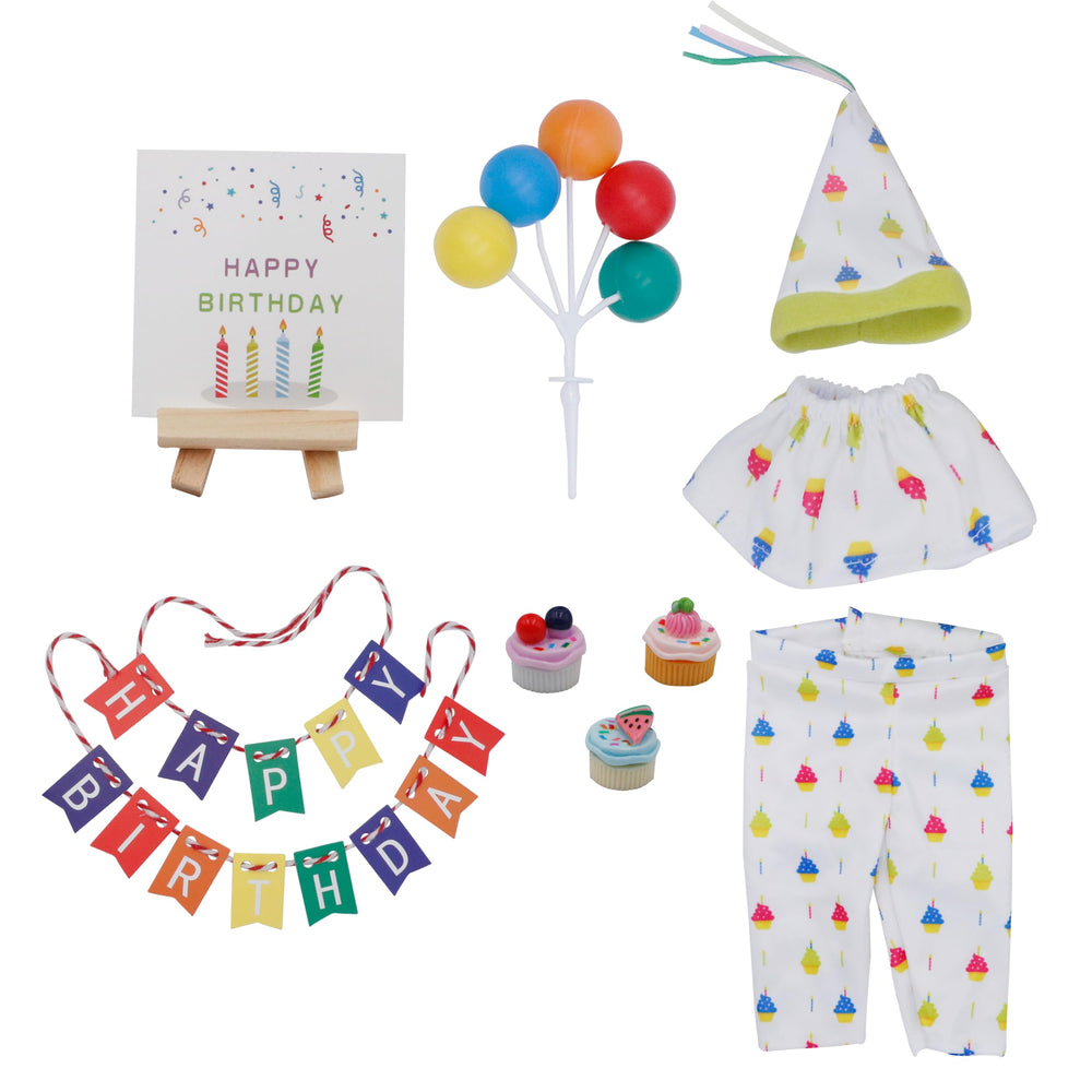 i-Beeboo Christmas elf accessories set with outfit for imaginative play