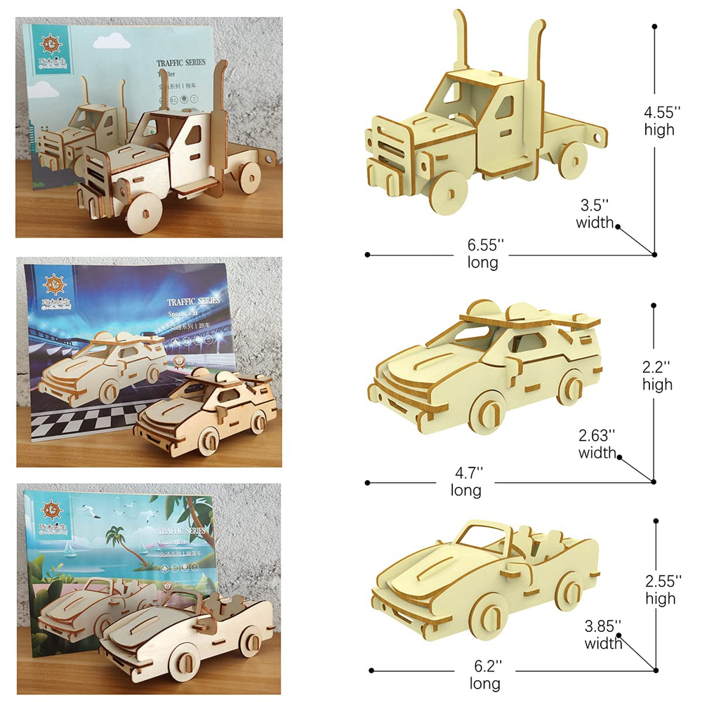 i-chony 3D car puzzle model completion for a satisfying finished project.