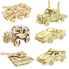 i-chony 3D car puzzle model assembly steps to boost focus and dexterity.