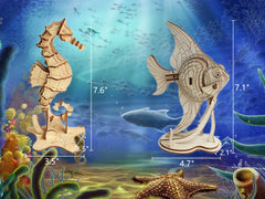 i-CHONY hippocampus puzzle facilitates precise assembly for a DIY brain teaser