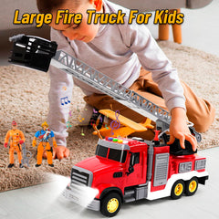 i diy fire truck toy makes a great gift for toddlers