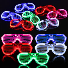 i7creoy neon LED sunglasses for parties with bright, even glow