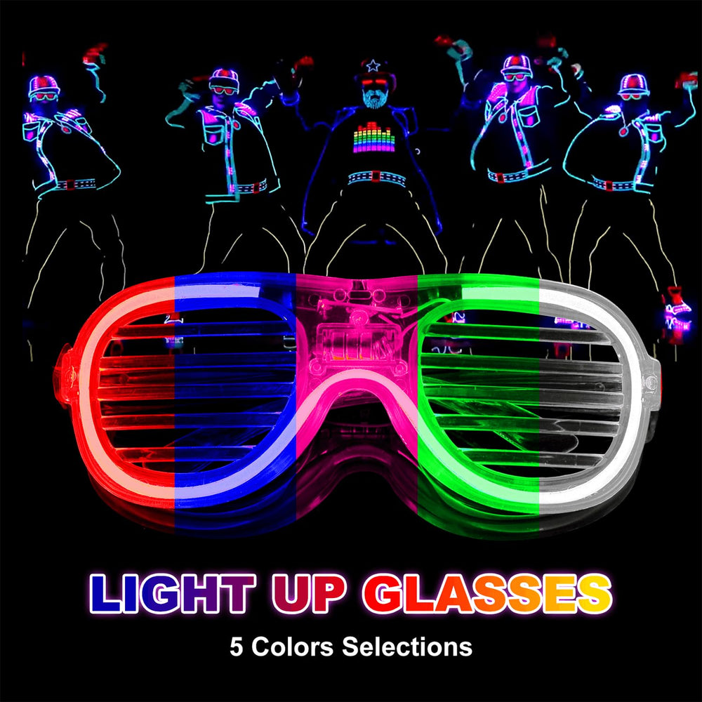 i7creoy party favors glow sunglasses ideal for birthdays and festivals