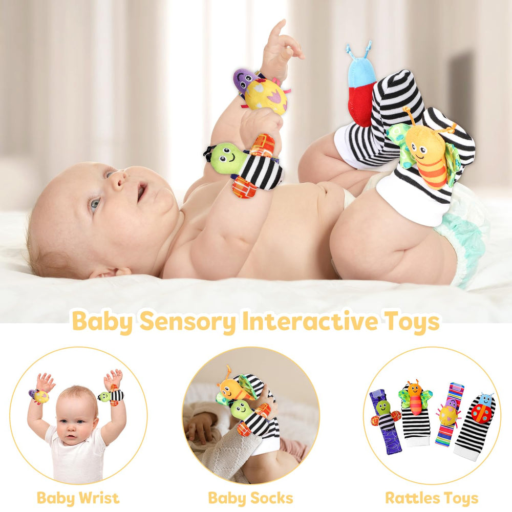 iaovueby elephant rattle in cotton for soft sounds and grasping practice