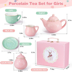 iaovueby porcelain tea set tea-cups invite sharing and role-play moments