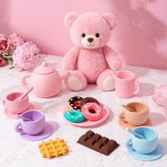 iAOVUEBY tablecloth adds a cozy setup for pretend tea parties.