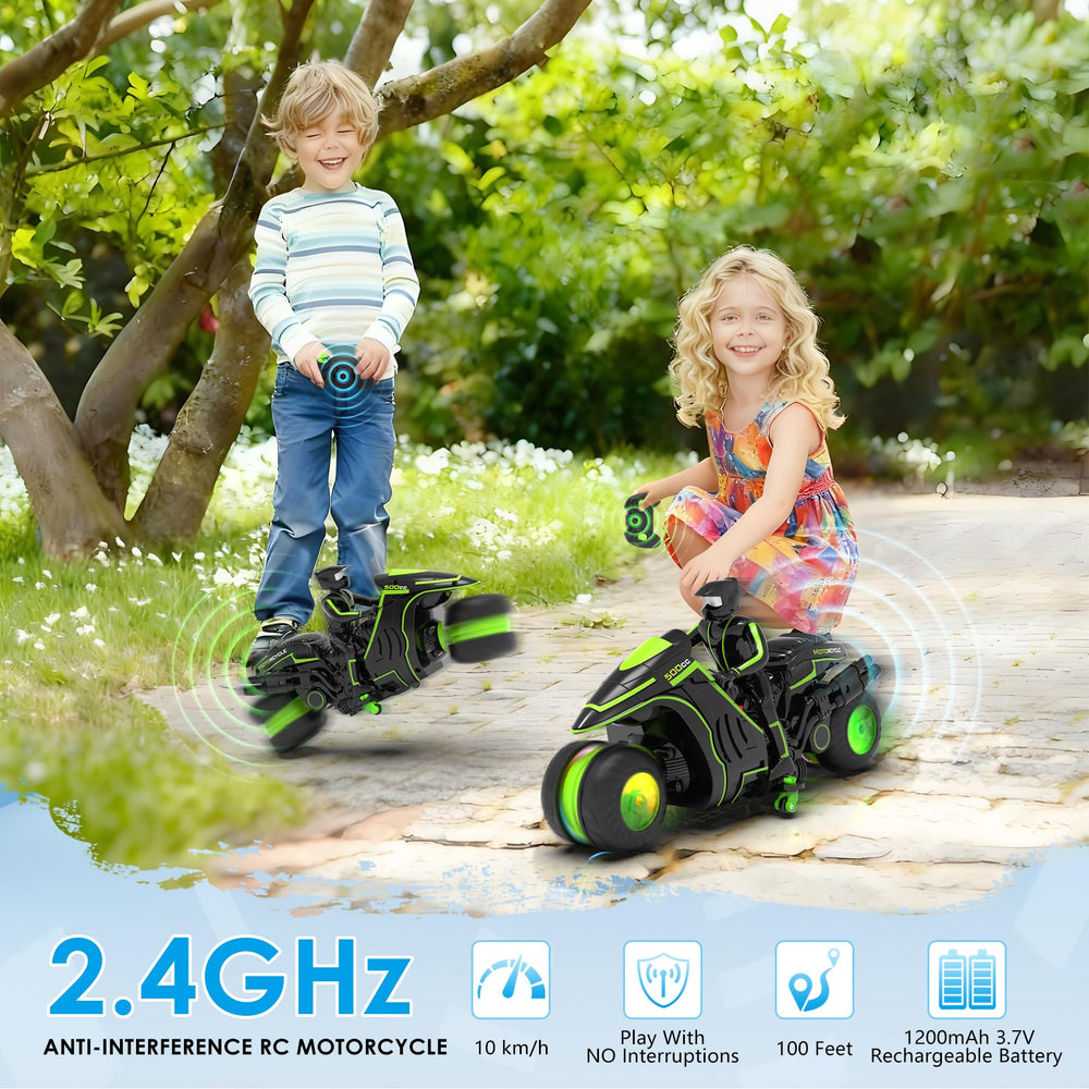 iappadore RC bike with 2-4GHz connection for interference-free racing