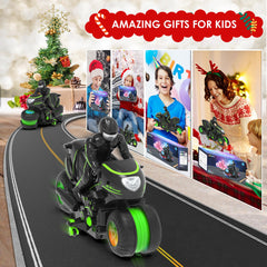 iappadore 2.4GHz RC bike offers long playtime with two batteries for extended fun