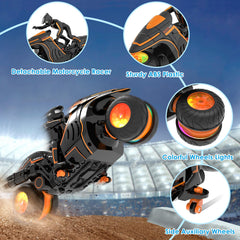 iappadore remote-control motorcycle double battery for extended playtime.