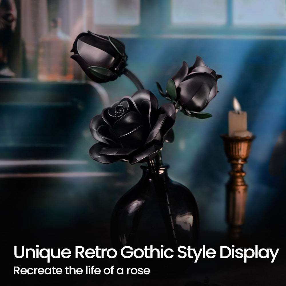 iATOM Black Roses decor display suitable for home or office
