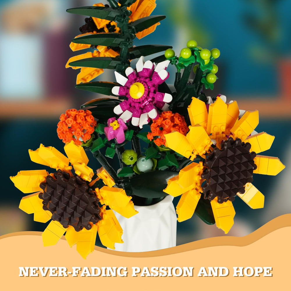 iATOM Safflower stems add warm color accents to decor