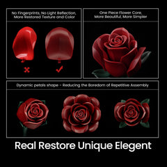 iATOM swingable petals and leaves to customize the look