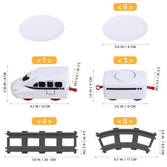 ibasenice Sushi Train start button enables quick, effortless setup for kids.