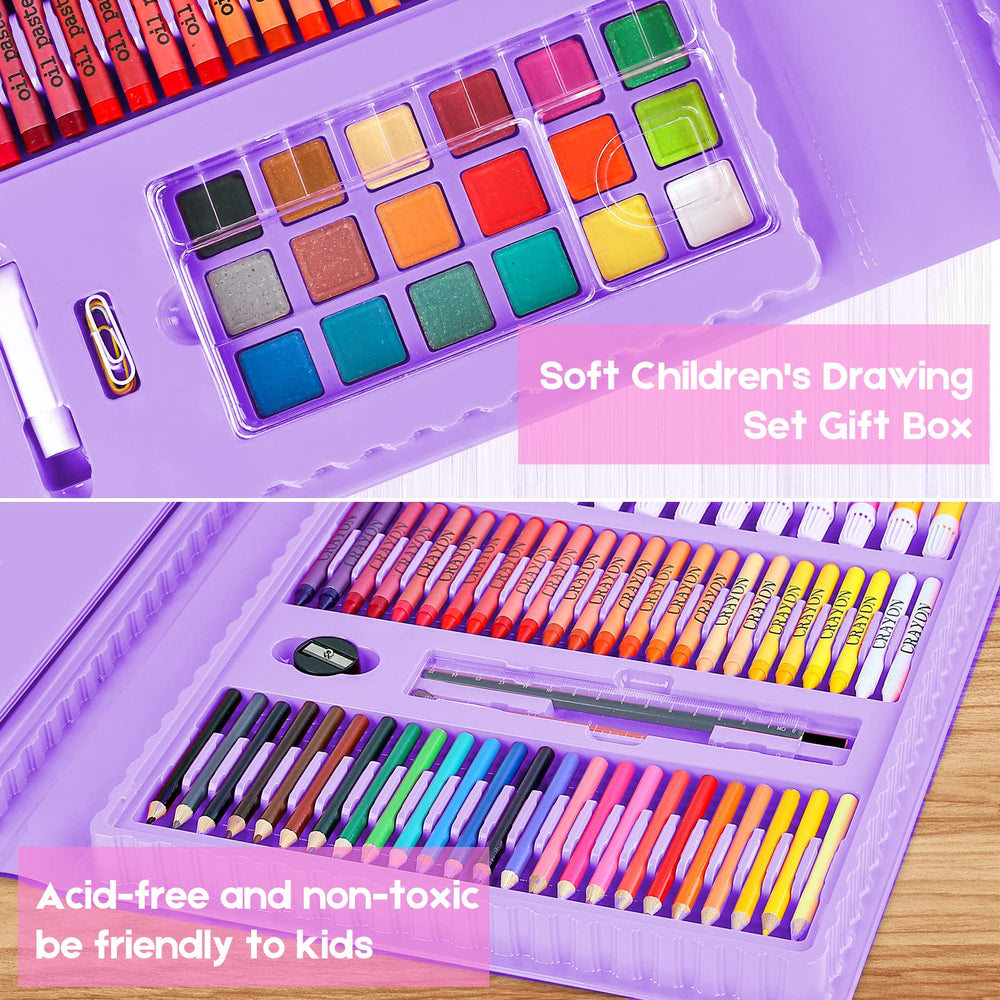 iBayam oil pastels and watercolor set for versatile media exploration.
