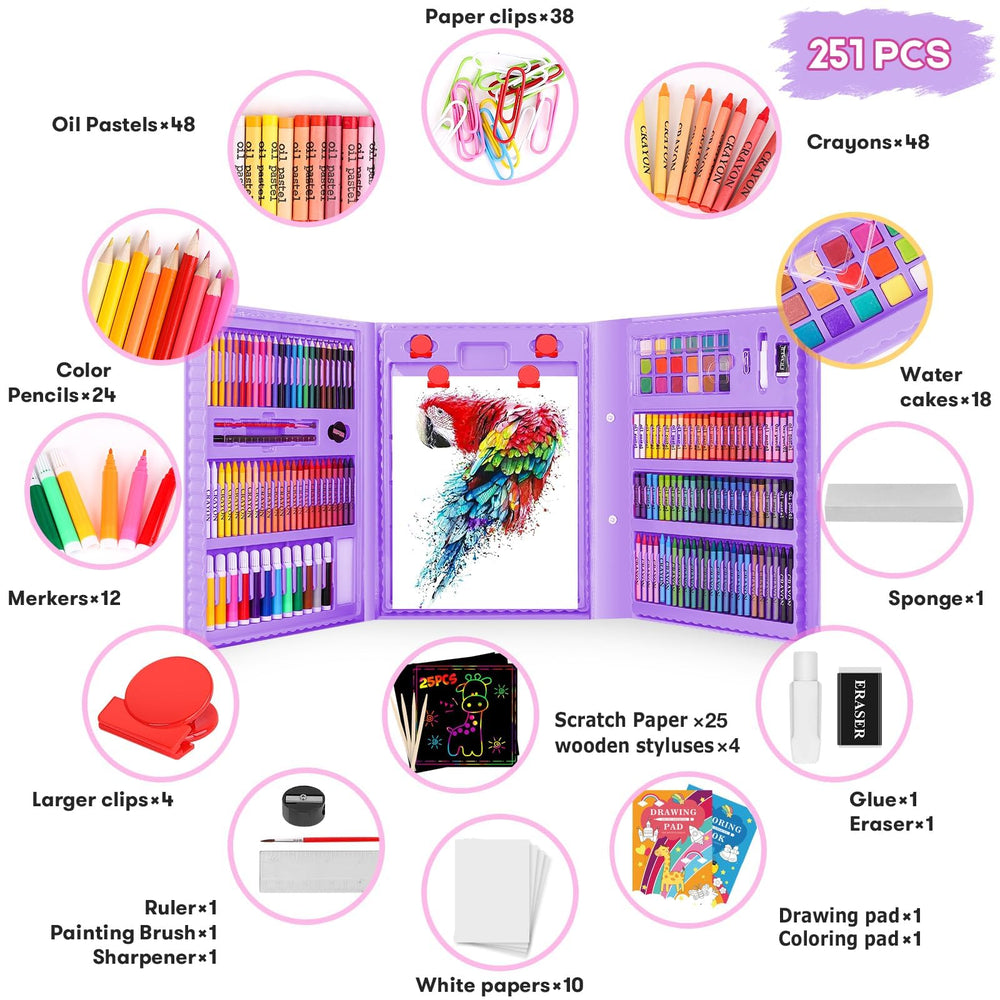 iBayam sketch pad and coloring book included for quick practice and creativity.
