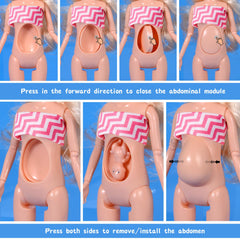 iBayda doghouse and toys create cozy, realistic pet play moments.